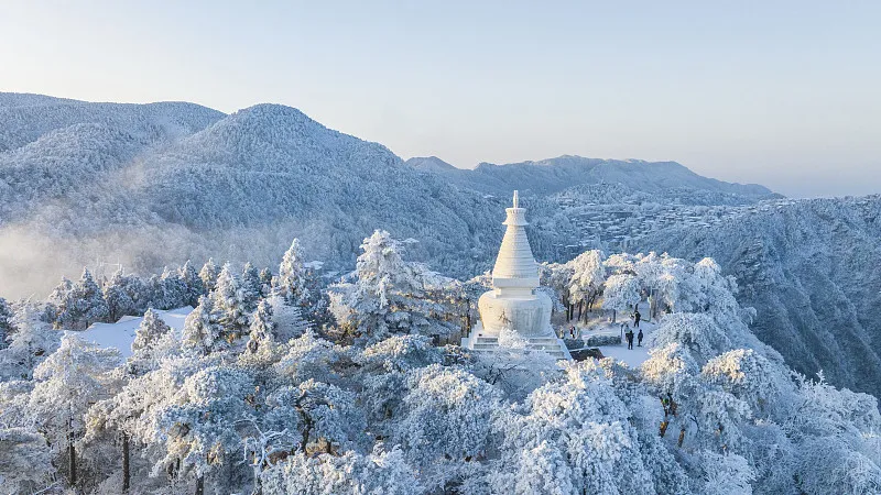 庐山冬景